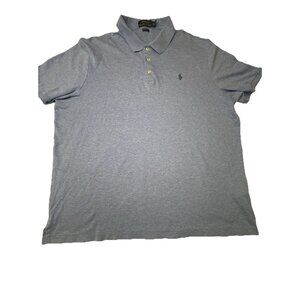 Polo Ralph Lauren Men Classic Fit Blue Short Sleeve Polo Shirt XL